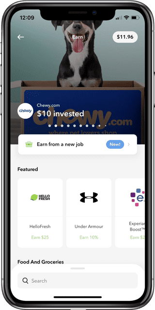 Acorns app